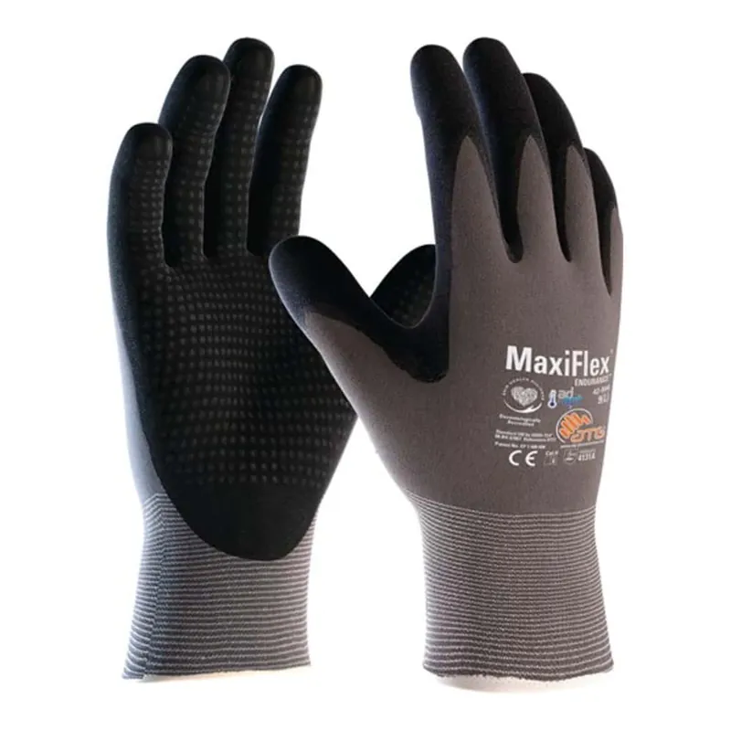 ATG Handschuhe MaxiFlex Endurance with AD-APT 42-844 Größe 8 grau/schwarz ( 4702000206 ) Neue Ware