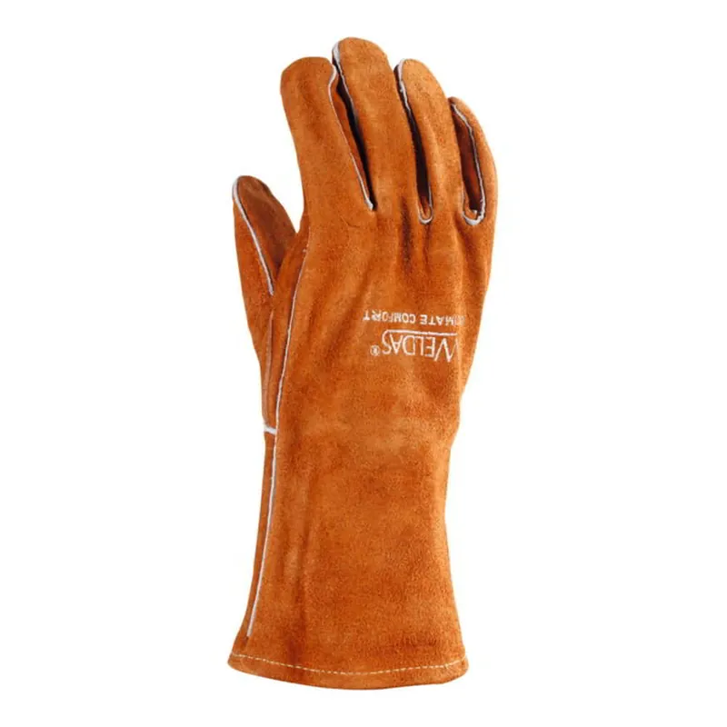WELDAS Schweißerhandschuhe Größe L (9) braun ( 4702005004 ) Online Kaufen