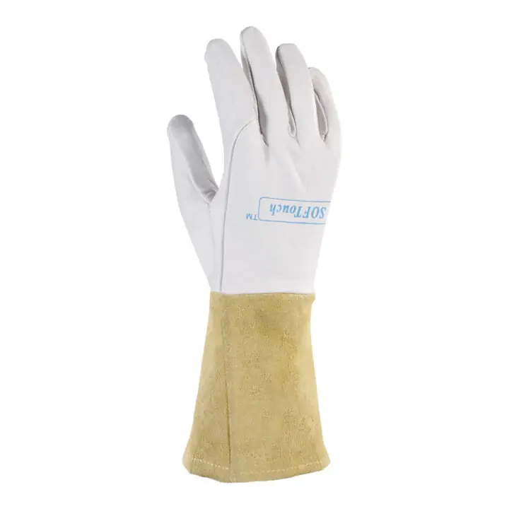 Preisknaller WELDAS Schweißerhandschuhe Größe XXL (10,5) natur/orange ( 4702005019 )