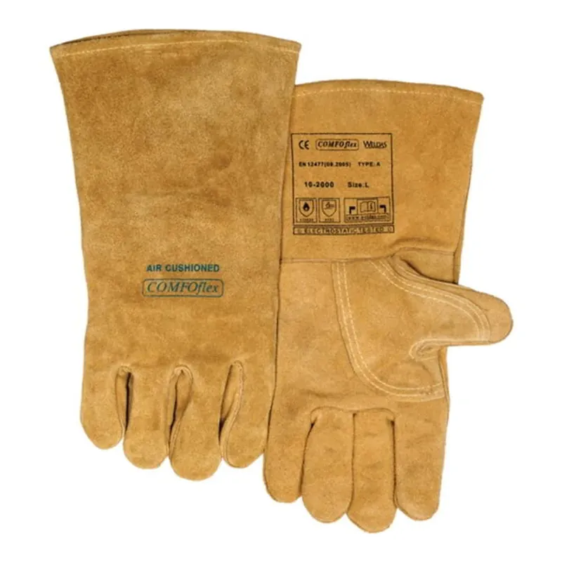 Markenprodukt WELDAS Schweißerhandschuhe Bucktan Größe XL (9,5) gelb ( 4702005037 )