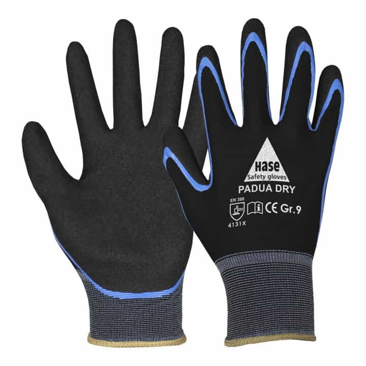 HASE Handschuhe Padua Dry Größe 9 schwarz/blau ( 8000094200 ) Angebot