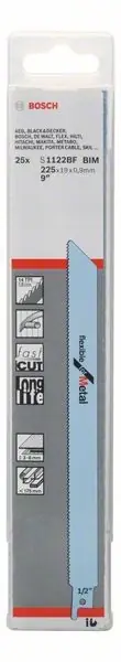 Bestpreis BOSCH Säbelsägeblatt S 1122 BF Länge 225 mm Breite 19 mm ( 8000343759 )
