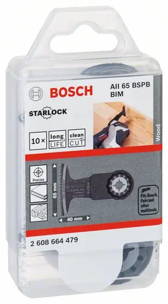 BOSCH Tauchsägeblatt AII 65 BSPB Breite 65 mm Eintauchtiefe 40 mm ( 8000346258 ) Letzte Chance