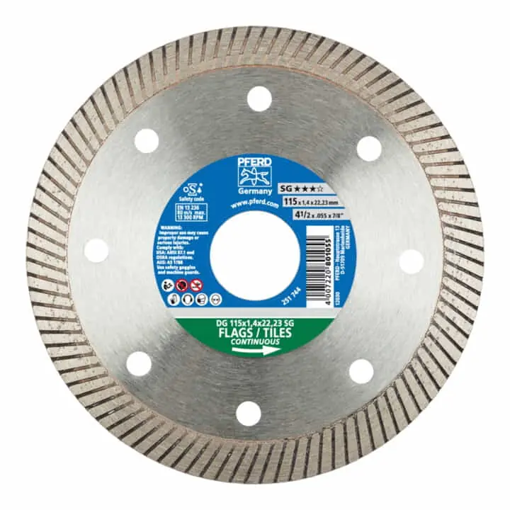 Preiswert PFERD Diamanttrennscheibe DG SG Ø 125 mm Bohrung 22,23 mm ( 8000429371 )