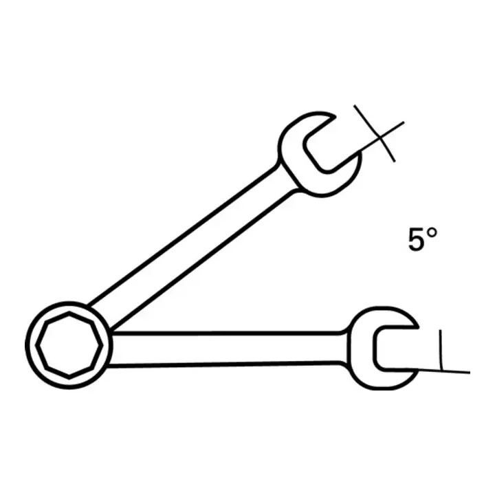 STAHLWILLE Maulringratschenschlüssel 17F Schlüsselweite 13 mm Länge 182 mm ( 8000755556 ) Geprüft