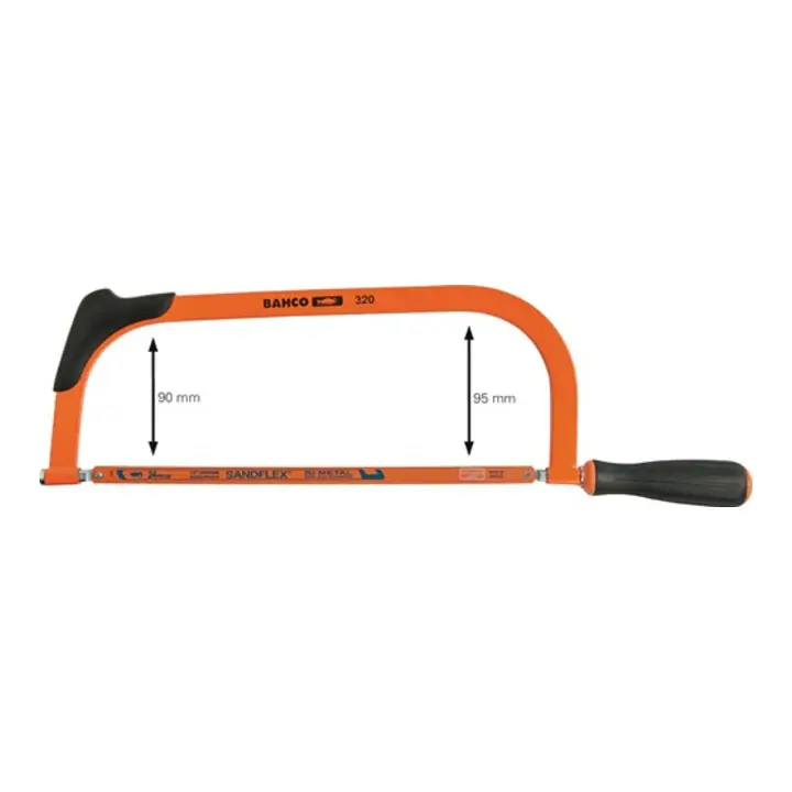 Online Kaufen BAHCO Metallsägebogen 320 Blattlänge 300 mm 24 Zähne / Zoll ( 4300200170 )