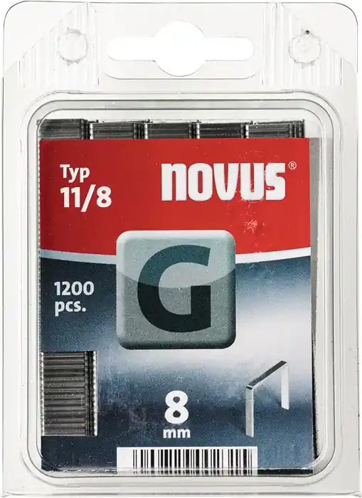 NOVUS Flachdrahtklammer G Typ 11 B10,6xL8mm ( 4000813878 ) Echt