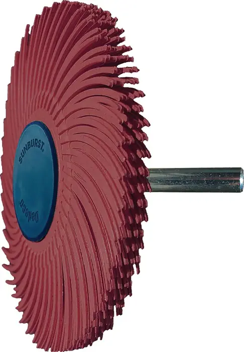 TYROLIT Radialbürstenscheibe Sunburst Ø 76 mm Körnung 220 ( 4000845563 ) Zertifiziert