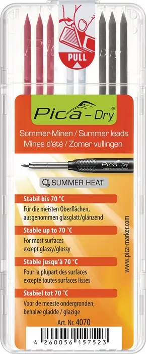 Sonderangebot PICA Minenset Pica-Dry 3x graphit, 3x rot, 2x weiß ( 4000871414 )