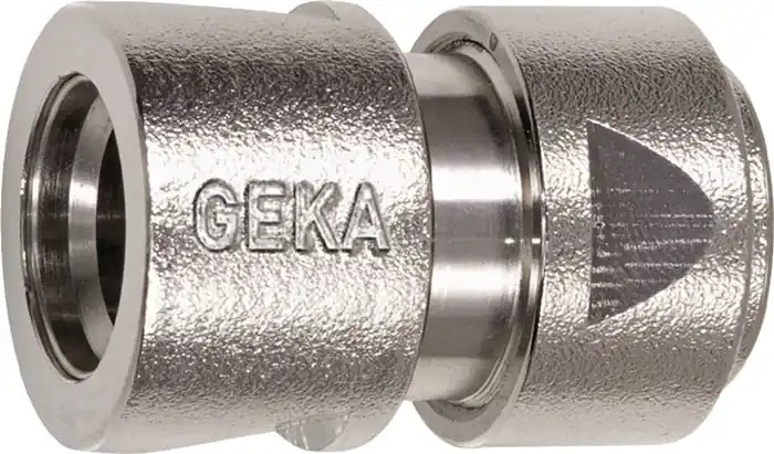 GEKA Schlauchstück GEKA plus Messing vernickelt Schlauchgröße 13 mm ( 4300600052 ) Top-Preis