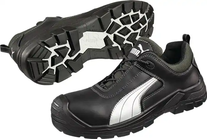 PUMA Sicherheitsschuh Cascades Low Größe 42 schwarz/weiß ( 4300700262 ) Kracherpreis