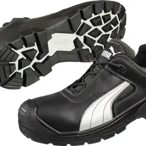 PUMA Sicherheitsschuh Cascades Low Größe 44 schwarz/weiß ( 4300700264 ) Garantierte Lieferung