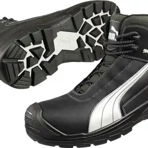 PUMA Sicherheitsstiefel Cascades Mid Größe 46 schwarz/weiß ( 4300700276 ) Top-Seller