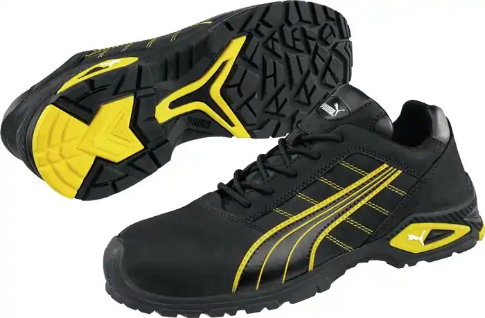 Heißes Angebot PUMA Sicherheitsschuh Amsterdam Low Größe 42 schwarz/gelb ( 4300700422 )