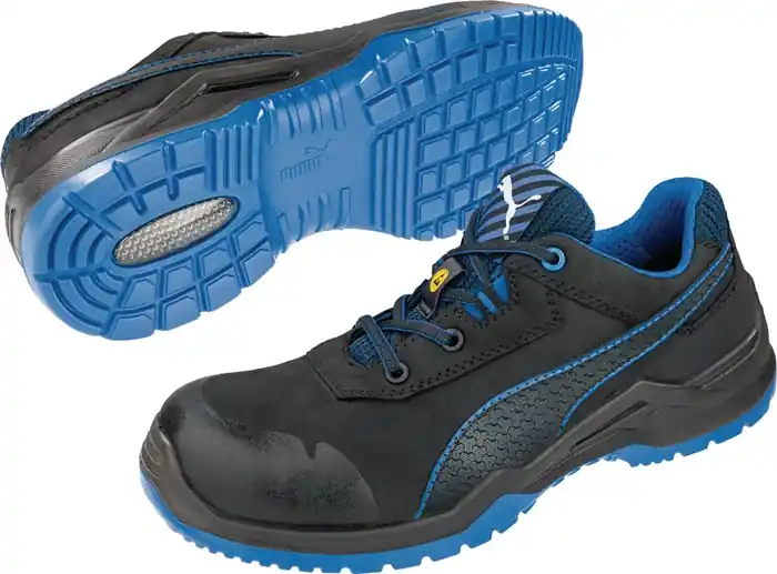 PUMA Sicherheitsschuh Argon Blue Low Größe 48 schwarz/blau ( 4300700448 ) Ausverkauf