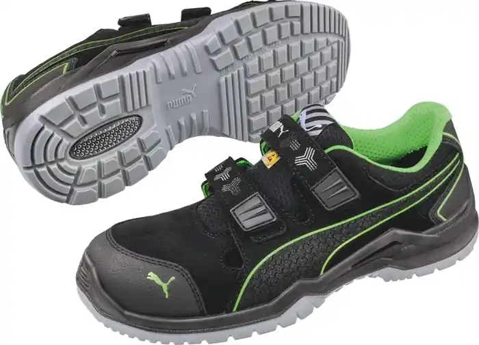 PUMA Sicherheitssandale Neodyme Green Low Größe 41 schwarz/grün ( 4300700461 ) Online Kaufen