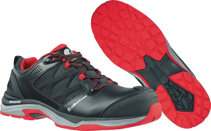 ALBATROS Sicherheitsschuh ULTRATRAIL BLACK Low Größe 43 schwarz/rot ( 4300700583 ) Sichere Zahlung