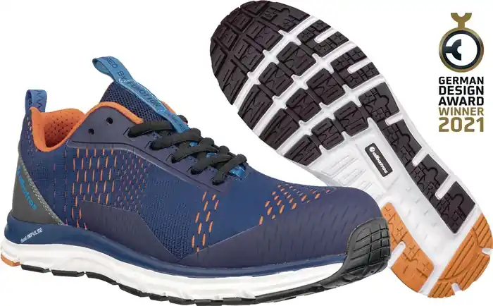 ALBATROS Sicherheitsschuh AER55 IMPULSE BLUE LOW Größe 46 blau/orange ( 4300700866 ) Preis Gesenkt