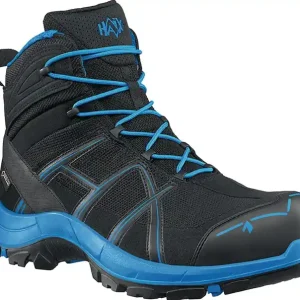 Abverkauf HAIX Sicherheitsstiefel BE Safety 40.1 Mid Größe 9,5 (44) schwarz/blau ( 4721000042 )