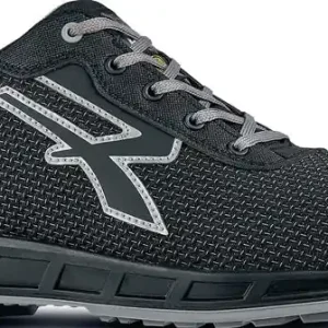 Ausverkauf U.POWER Sicherheitshalbschuh Jackson Größe 46 schwarz/grau ( 8000489026 )