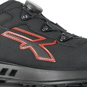 Angebot U.POWER Sicherheitshalbschuh Caesar Größe 42 schwarz/rot ( 8002411822 )