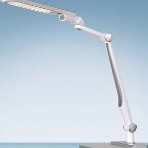 HANSA Schreibtischleuchte LED Multiflex ABS, Eisen, PS weiß/silber Höhe 600 mm ( 9000483601 ) Neue Ware