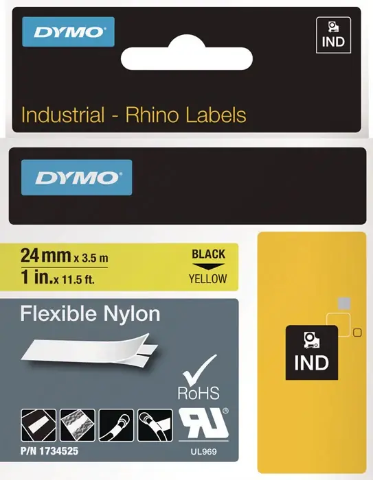 DYMO Schriftband Bandbreite 24 mm Bandlänge 3,5 m ( 9000484107 ) Versand Am Gleichen Tag