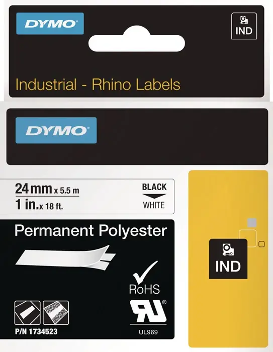 DYMO Schriftband Bandbreite 24 mm Bandlänge 5,5 m ( 9000484108 ) Neu