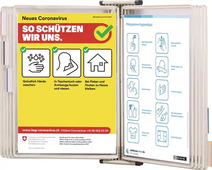 TARIFOLD Wandhalter 10 Sichttafeln ( 9000492070 ) Billig
