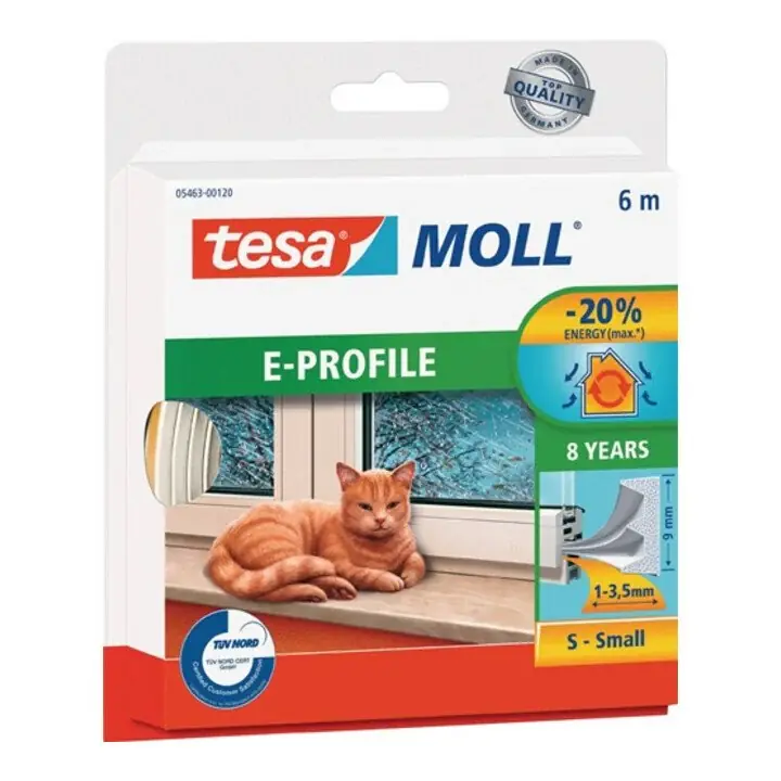 TESA Fenster-/Türmoll tesamoll® 5463 B9mmxH4mmxL6m ( 3000265161 ) Neue Ware