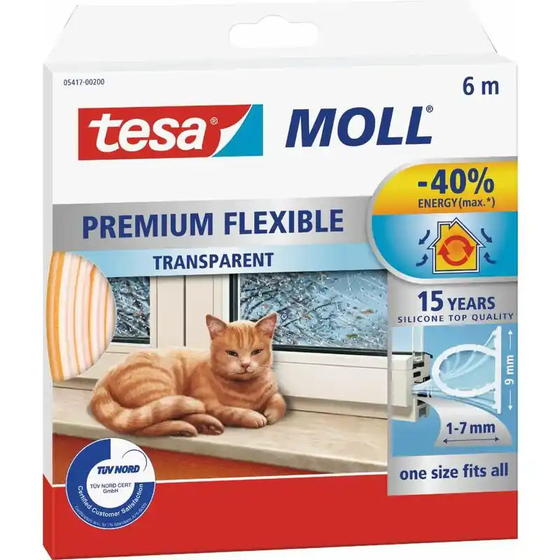 TESA Silikondichtung tesamoll® 5417 B9mmxH7mmxL6m ( 3000265319 ) Jetzt Kaufen