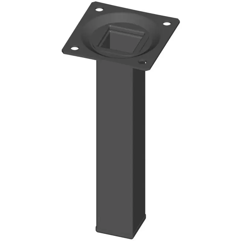 Schnäppchen ELEMENT SYSTEM Möbelfuß schwarz RAL 9005 25 x 25 mm Höhe 150 mm ( 3000271201 )