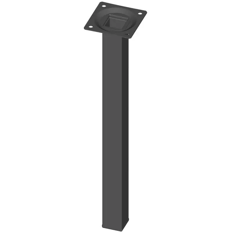 ELEMENT SYSTEM Möbelfuß schwarz RAL 9005 25 x 25 mm Höhe 300 mm ( 3000271204 ) Top-Angebot