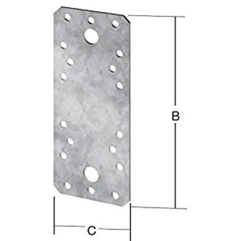 VORMANN Flachverbinder Länge 136 mm Breite 55 mm Stärke 2,5 mm ( 3000273068 ) Schneller Versand