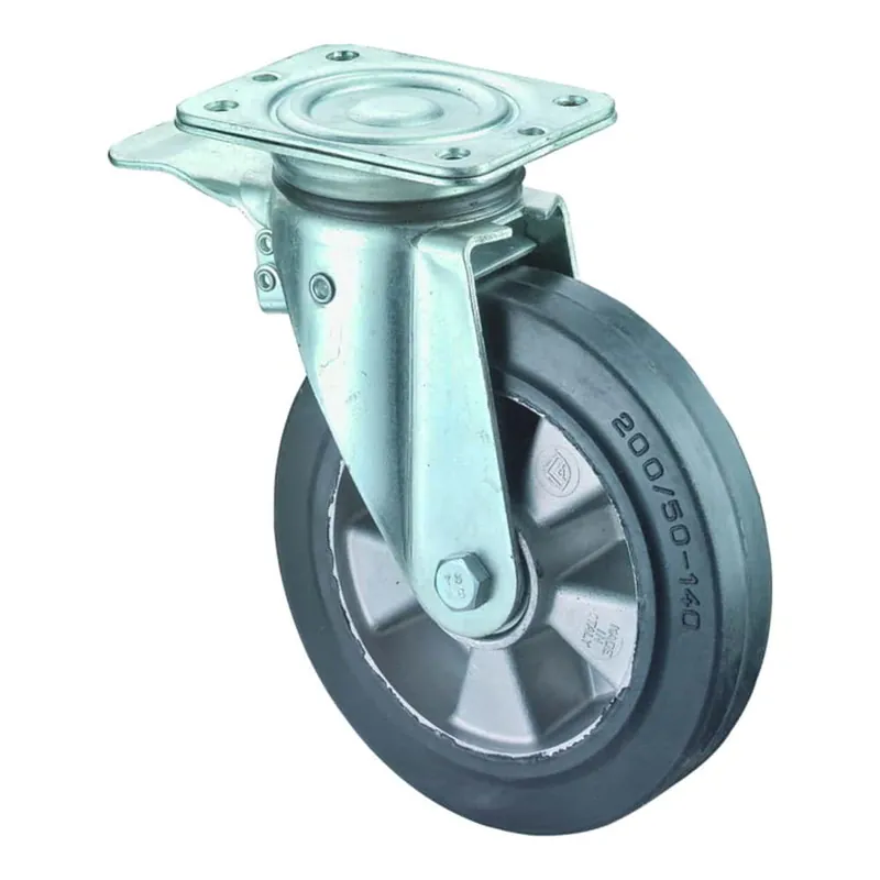 BS ROLLEN Schwerlastlenkrolle Rad-Ø 125 mm Tragfähigkeit 220 kg ( 3000275477 ) Knallerangebot