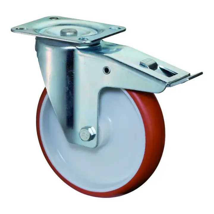 Letzte Chance BS ROLLEN Lenkrolle Rad-Ø 200 mm Tragfähigkeit 300 kg ( 3000275564 )