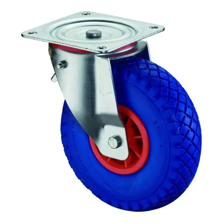 BS ROLLEN Lenkrolle mit Totalfeststeller Rad-Ø 260 mm Tragfähigkeit 160 kg ( 3000275993 ) Rabatt