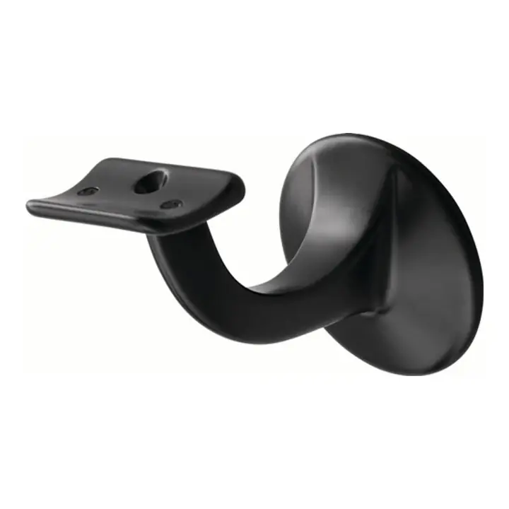 HERMETA Handlaufträger 3506 Aluminium kunststoffbeschichtet schwarz ( 3000283335 ) Sichere Zahlung