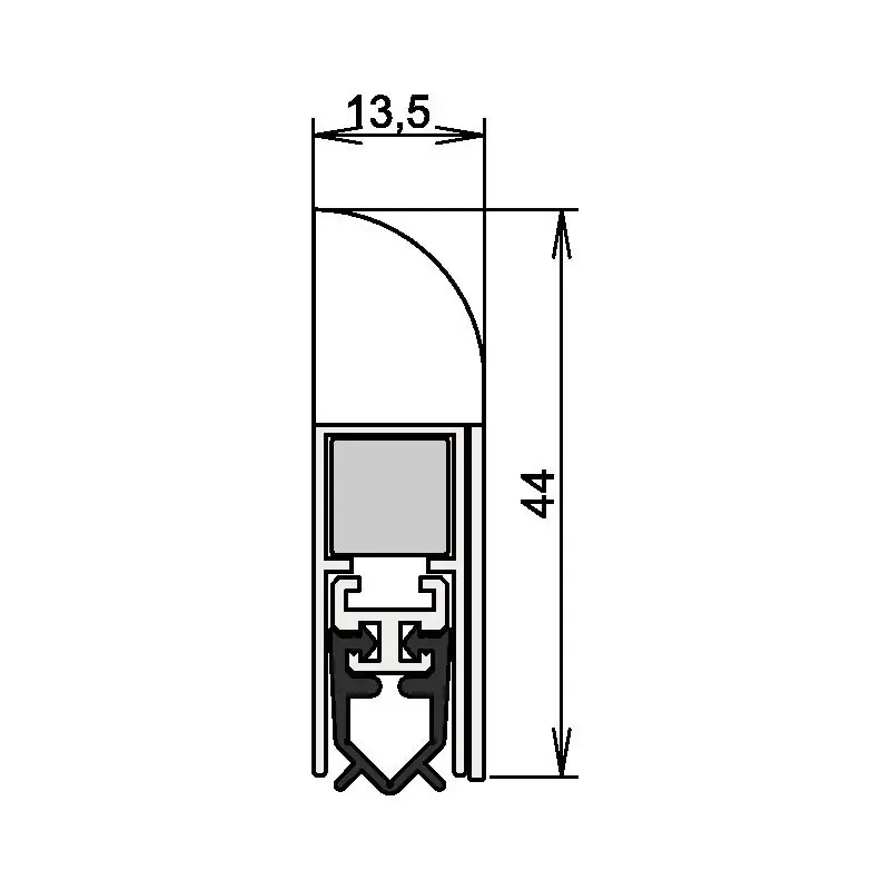 ATHMER Türdichtung Wind-Ex 1-311 1-seitig Länge 735 mm ( 3327023009 ) Direktkauf
