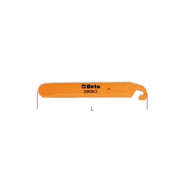 Rabatt Kit di 3 levagomme,in plastica Beta 3969K3