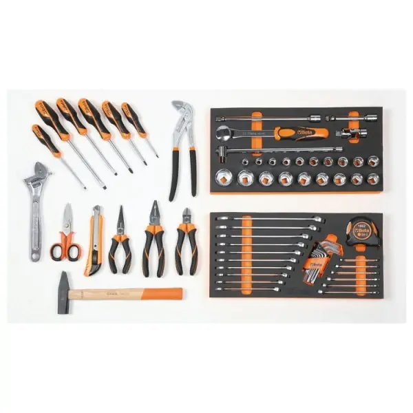 Schneller Versand Assortimento di 64 utensili Beta per trolley C41H, in termoformato morbido 5941VU/M