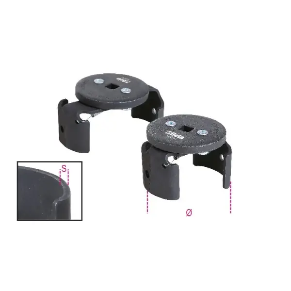 Chiavi autoserranti per filtri olio sinistrorse 3/8" Beta 1493X Sofort Bestellen