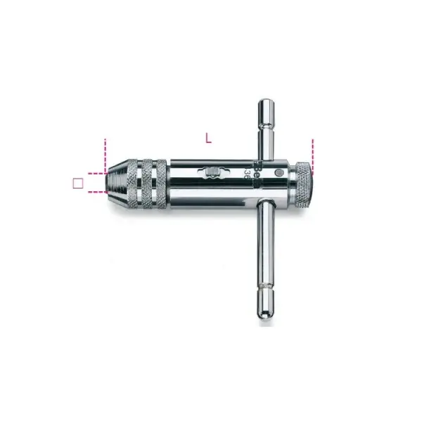 Neuheit Giramaschi a cricchetto reversibile cromato Beta 436
