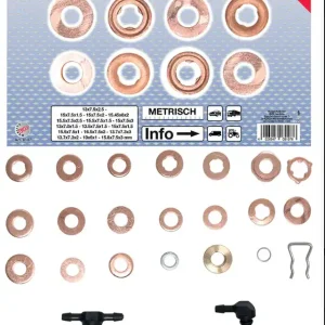 Geprüft Set 551 pz. rondelle e accessori rondelle parafiamma Fermec Bgs 8107