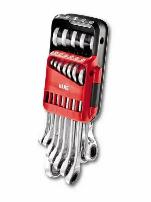 Neue Kollektion Set chiavi combinate Usag 285 KA/DS12 cricchetto