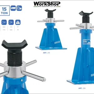 Neue Ware Colonnetta alta portata 15 Ton. Omcn art. 215 216