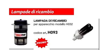 Billig Lampada ricambio Antizanzare ZANZATRAP