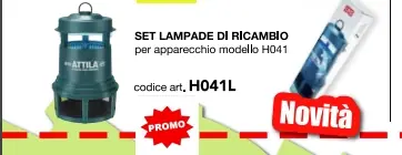 Neu Lampade di ricambio CFG per Nuovo ATTILA modello 2020