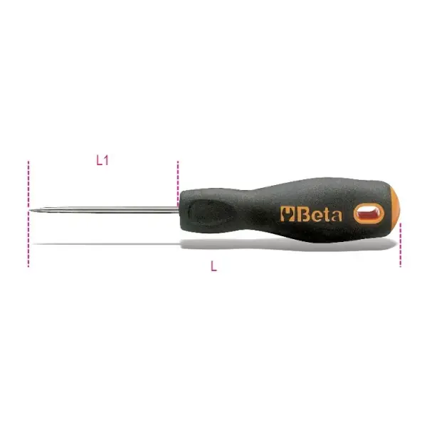 Mega-Angebot Punta di precisione diritta con impugnatura Beta 1687D