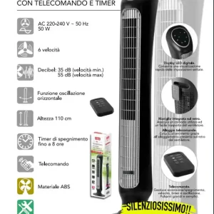 Ventilatore a torrre SILENZIOSISSIMO Cfg TORRE LUX Sale